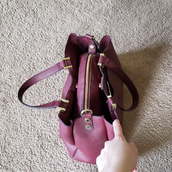 Steve Madden Burgundy Ox Blood Maroon purse - Picture 6 of 9